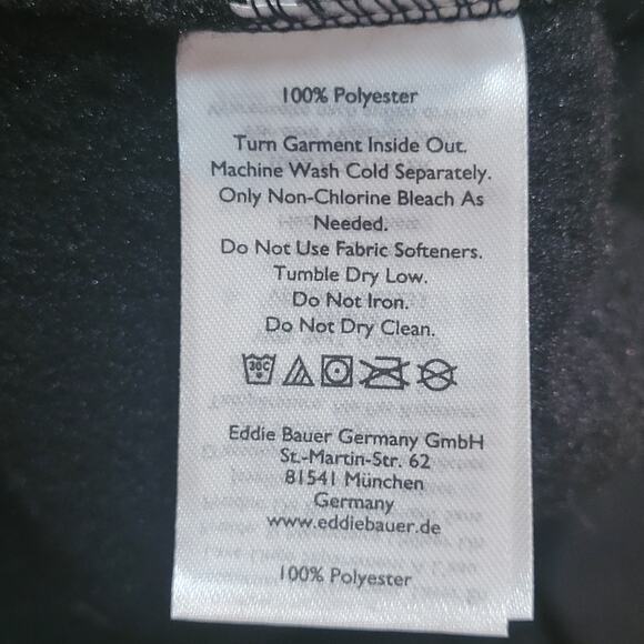 Eddie Bauer We Wander Fleece Pullover 3X Black Sherpa Sweatshirt - Picture 4 of 12